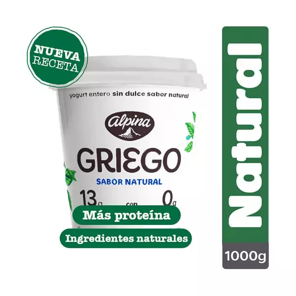 Yogurt Griego Alpina Natural 1k