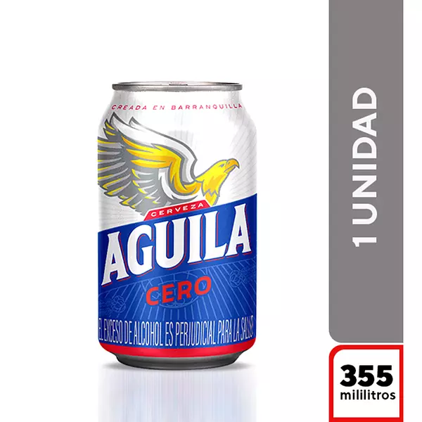 Cerveza Aguila Cero x 355cc