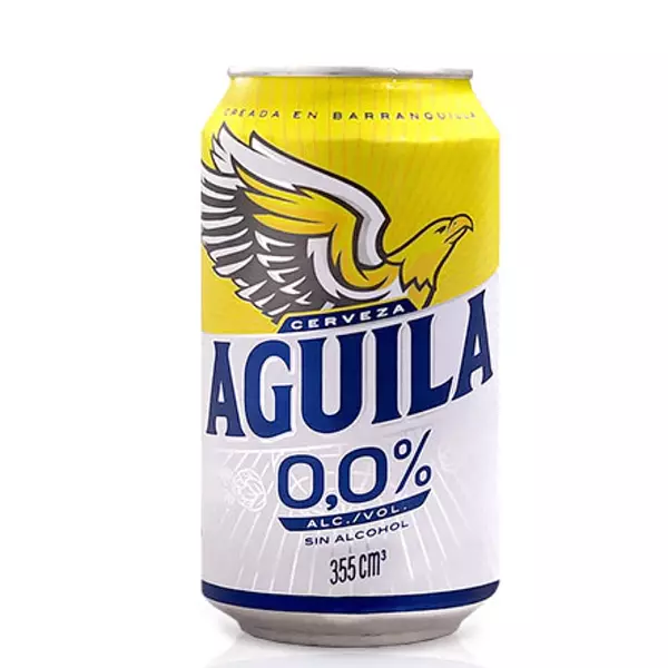 Inac. Cerveza Aguila 0.0% Lata 355ml