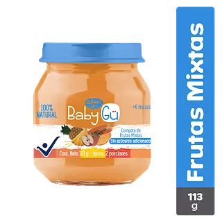 Compota Alpina Baby Gu Frutas Mixtas 113g