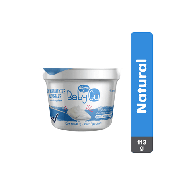 Yogurt Alpina Baby Gu Natural 113g