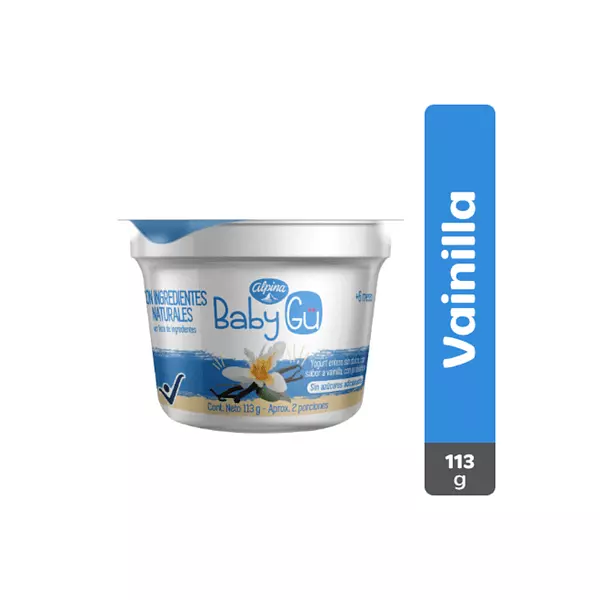 Yogurt Alpina Baby Gu Vainilla 113g