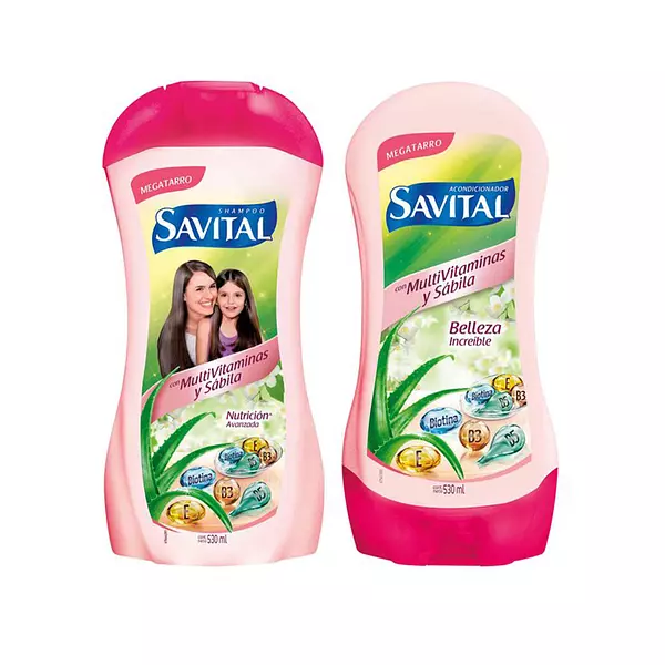 Savital Sh x 5100ml + Acd x 490ml Multivitaminas y Sabila