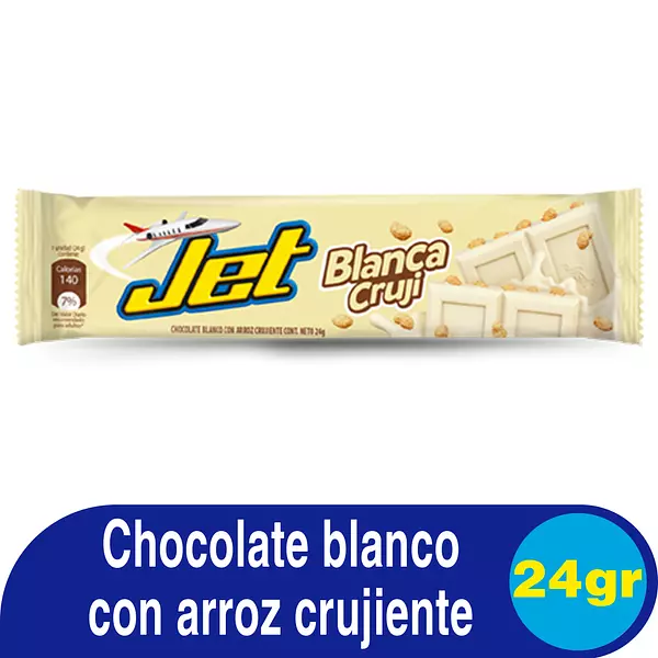 Chocolatina Jet Blanca Cruji 24g