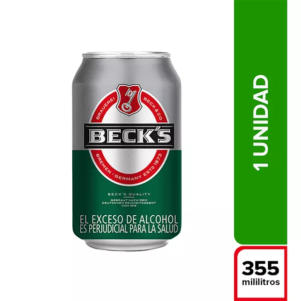 Cerveza Becks Lata 330ml