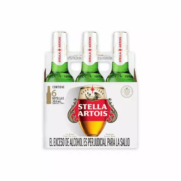 Cerveza Stella Artois Nrb 6*300ml