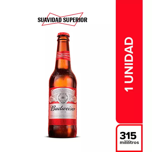 Cerveza Budweiser Nrb 315ml