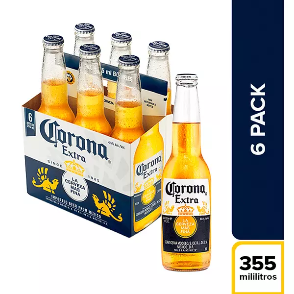 Cerveza Corona Sixpack Nrb 330ml