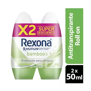 Desod Rexona Women Rollon Bambo 2*50ml