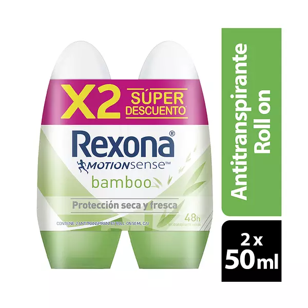 Desod Rexona Women Rollon Bambo 2*50ml