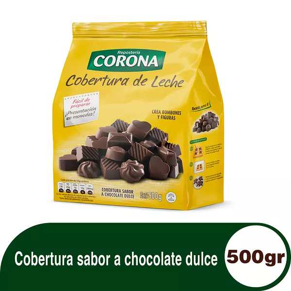 Cobertura Corona Chocolate de Leche 500g