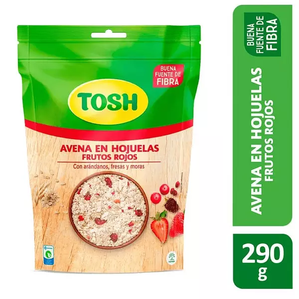 Avena Tosh Frutos Rojos 290g