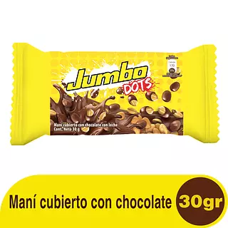Mani Jumbo Dots Cubierto de Chocolate 30g