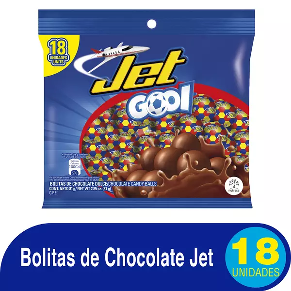 Chocolatina Jet Gool 18*4.5g