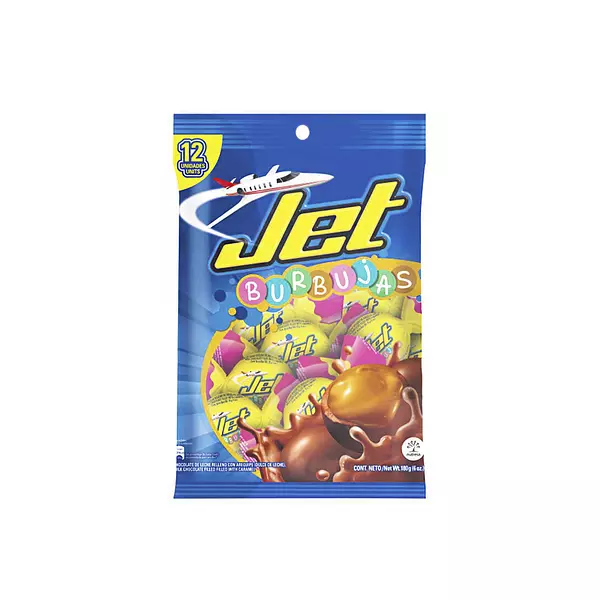 Chocolatina Jet Burbuja Arequipe 12*14g