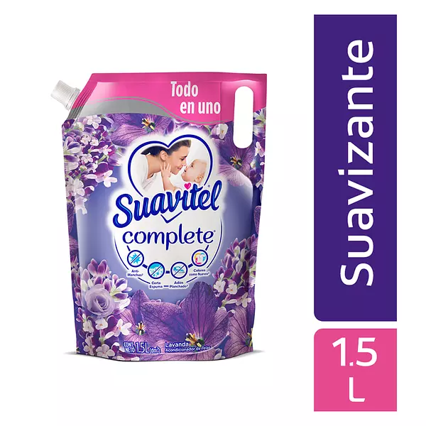 Suavizante Suavitel Complete Lavanda Doypack 1.5l