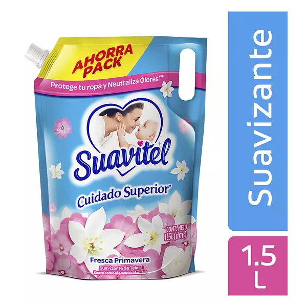 Suavizante Suavitel Primaveral Doypack 1.5l