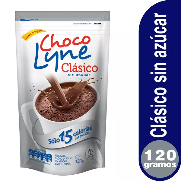 Chocolate Choco Lyne Clasico con Splenda 120g