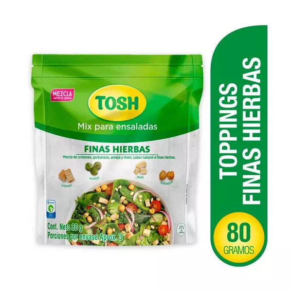 Mix para Ensaladas Tosh Finas Hierbas 80g