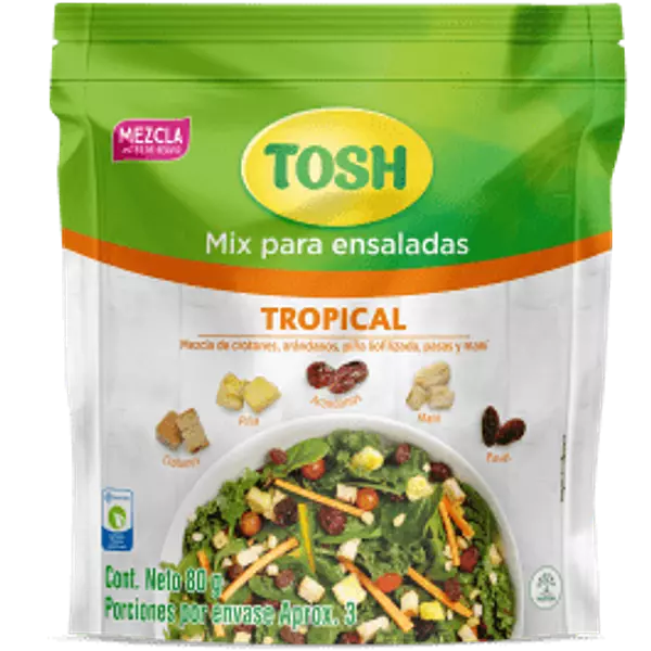 Mix para Ensaladas Tosh Tropical 80g