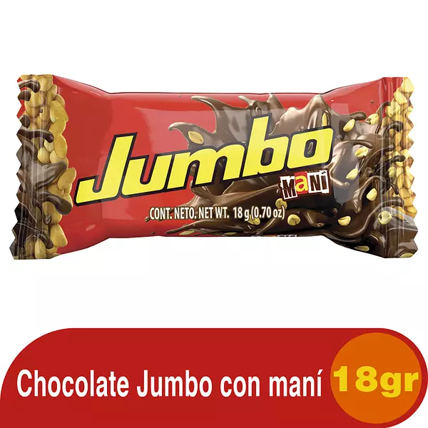 Chocolatina Jumbo Mani 17g