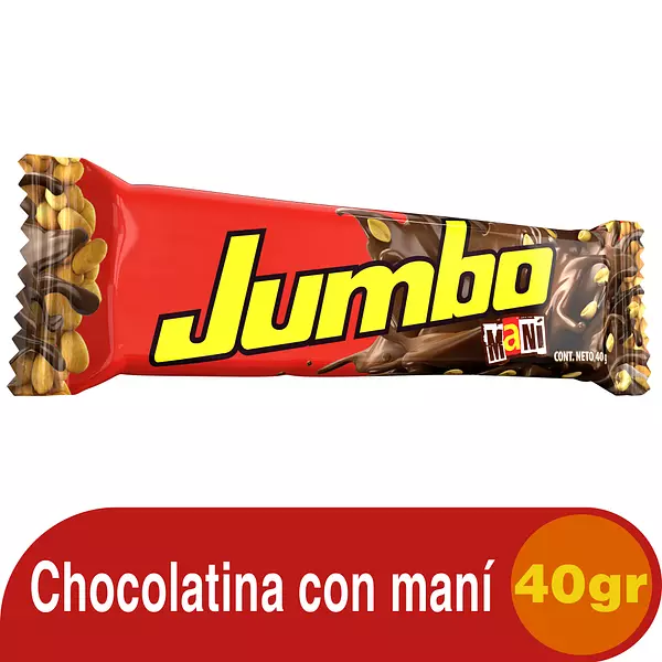 Chocolatina Jumbo Mani 35g