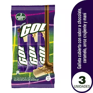 Galleta Gol Chocolate 3*28g