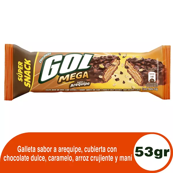 Galleta Gol Mega Arequipe 46g