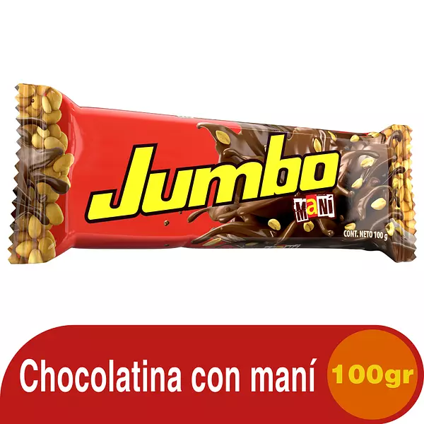 Chocolatina Jumbo Mani 90g