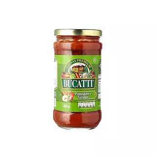 Salsa Bucatti Pomodoro E Verdure 425g