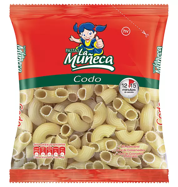 Pasta La Muñeca Codo 250g