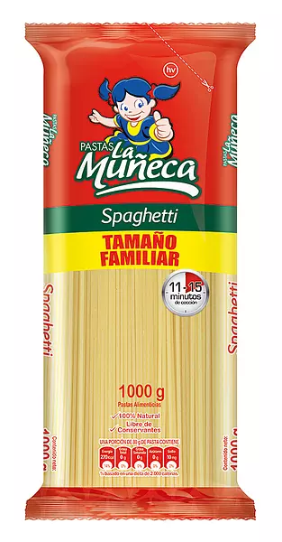 Pasta La Muñeca Spaghetti 1000g