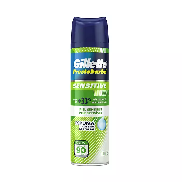 Espuma de Afeitar Gillette 155g Sensitive