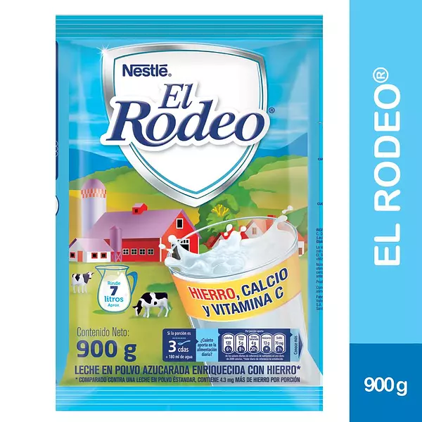 Leche Rodeo 875g Hierro