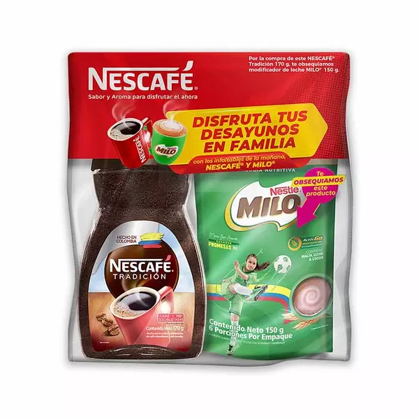 Nescafe Tradicional 170g Gts Milo 150g