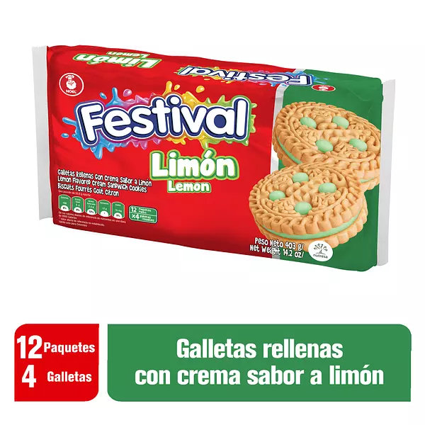 Galleta Festival Limon 12*33.58g