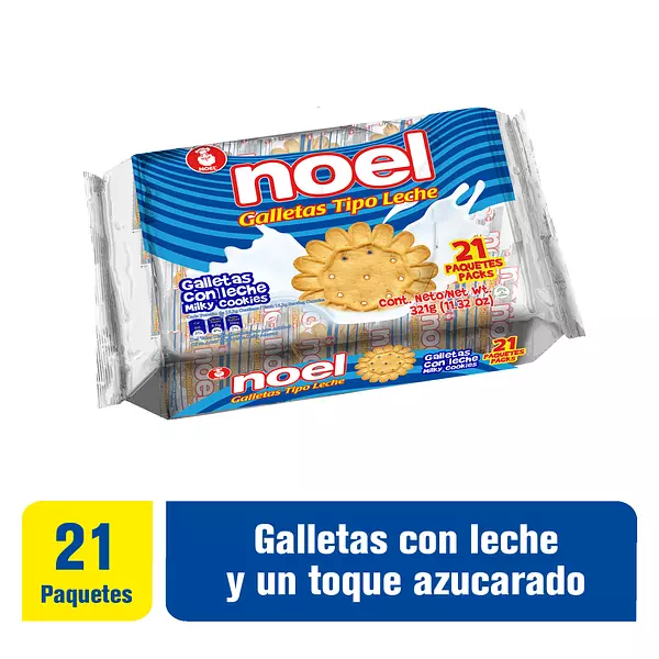 Galleta Noel Tipo Leche 21*15.28g