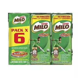 Bebida Milo 6*180