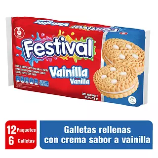 Galleta Festival Vainilla 12*50g