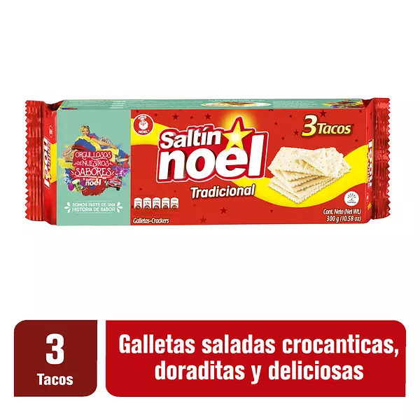 Galleta Saltin Tres Tacos 300g