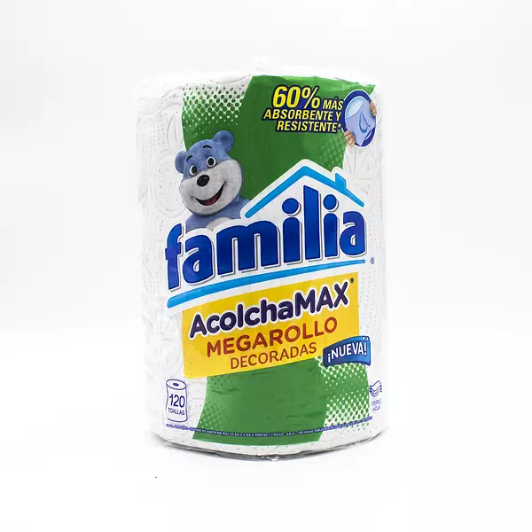 Toalla de Cocina Familia Acolchamax Megarrollo 120 Hojas