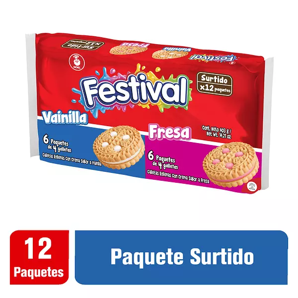 Galleta Festival Surtido 12*33.58g