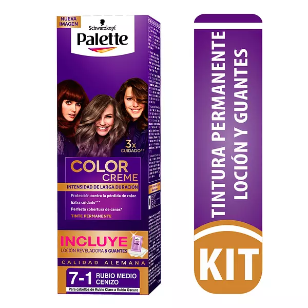 Palette Color Creme 71 Rubio Med Cen D T