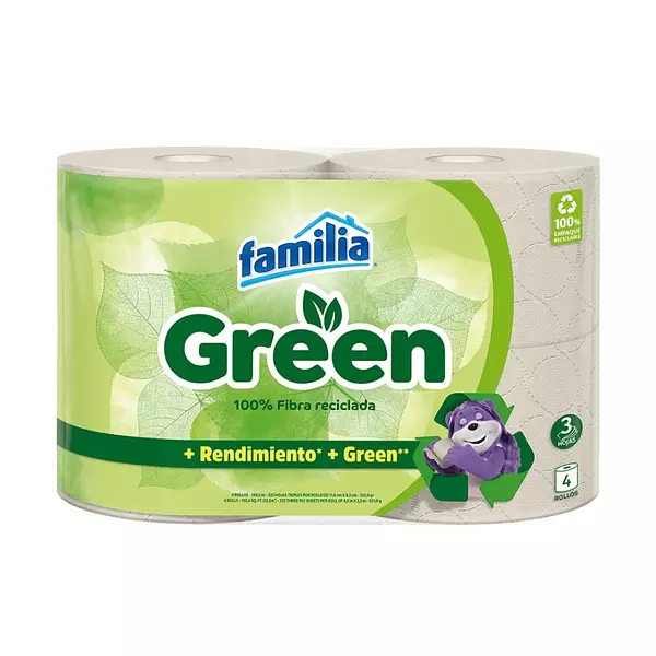 Papel Higienico Familia Green Th 4*37m