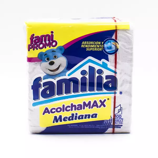 Servilleta Familia Acolchamax Mediana 100 Und