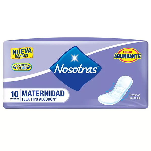 Toalla Higienica Nosotras Maternidad 10 Und