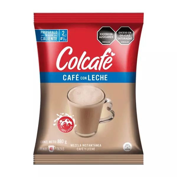 Cafe con Leche Colcafe Doypack 880g