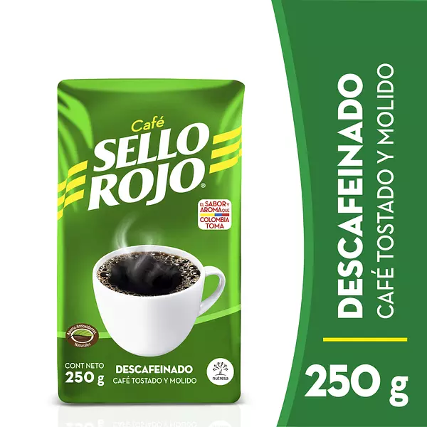 Cafe Sello Rojo Descafeinado 250g