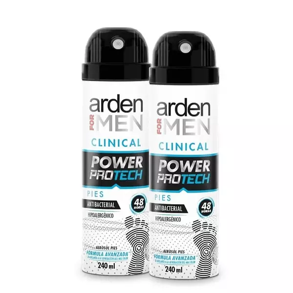 Desodorante para Pies Arden For Men Clinical 2*240ml