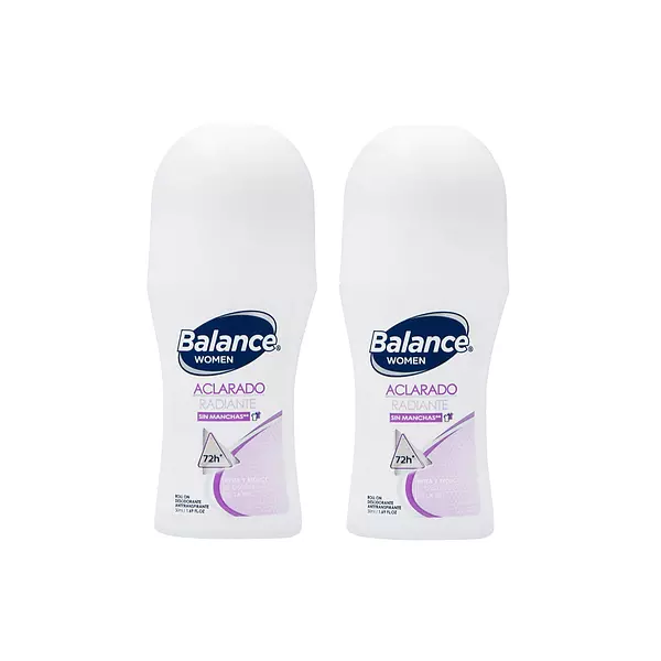 Desod Balance Women Rollon 50ml*2 Aclarado